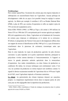 Amelioration des methodes d'exploitations agricoles