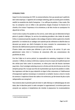 Analyse de la politique de satisfaction de l'hotel Kadiandoumagne