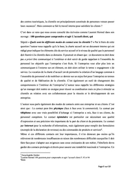 Analyse de la politique de satisfaction de l'hotel Kadiandoumagne