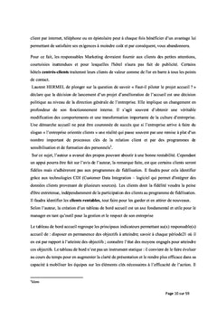Analyse de la politique de satisfaction de l'hotel Kadiandoumagne