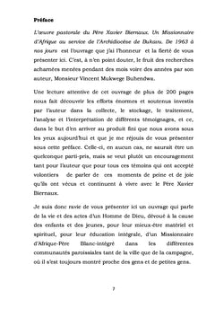 L'oeuvre pastorale du Pere Xavier Biernaux