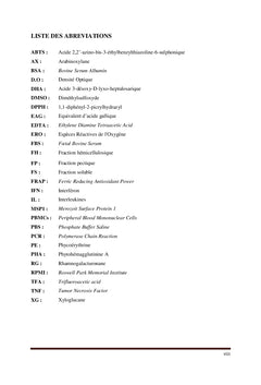 Etude des polysaccharides bioactifs de Cryptolepis sanguinolenta