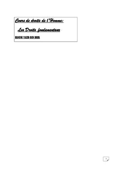 L'essentiel des droits fondamentaux