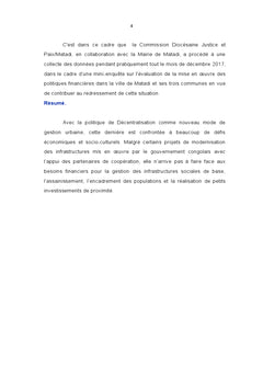 Evaluation de la mise en oeuvre des politiques financières