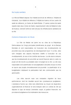 Evaluation de la mise en oeuvre des politiques financières