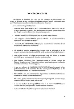 Fabrication et test d'une micro turbine hydroelectrique