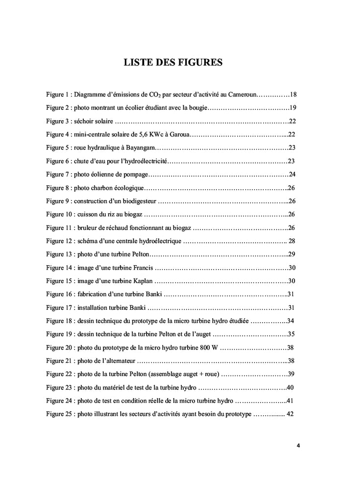 Fabrication et test d'une micro turbine hydroelectrique