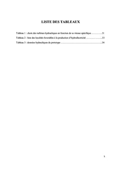 Fabrication et test d'une micro turbine hydroelectrique