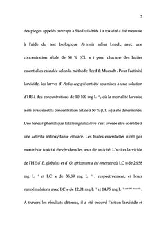 Huiles essentielles et nanoémulsions