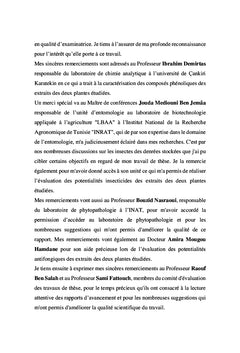 Activités biologiques de deux plantes de la flore tunisienne