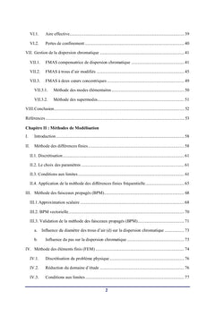 Fibres Microstructurees FMAS compensatrices de dispersion chromatique