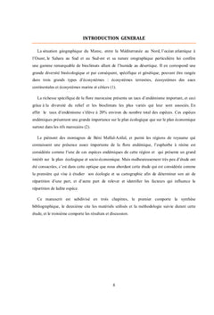 Introduction à l'Ecologie et la Cartographie d'Euphorbia resinifera O. Berg