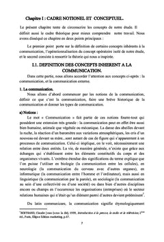 La pratique de la communication