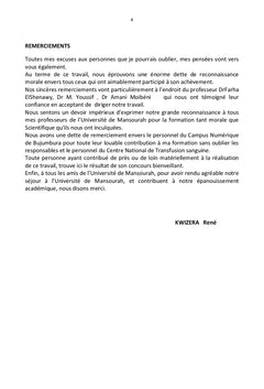 Prevalence des hepatites B et C au CNTS du BURUNDI