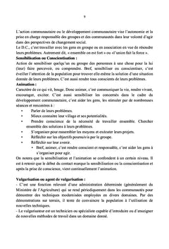 Guide Mémoire de l'Animateur Rural, GMAR en sigle