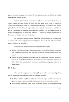 Valorisation energetique des dechets dans un four de cimenterie