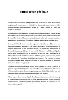 Prevision et evaluation du grignage de couture