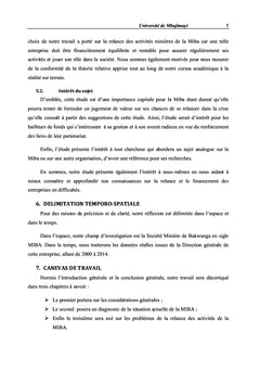 Problématique de la relance des activités minières