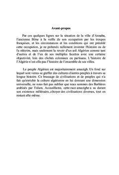 Bone a la veille de l'occupation française