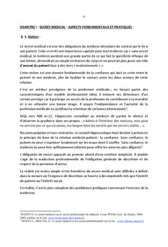 SECRET MeDICAL ET VIH/SIDA: Information du partenaire