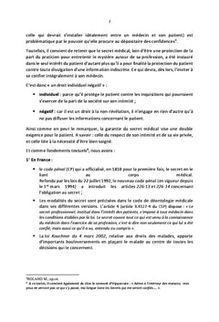 SECRET MeDICAL ET VIH/SIDA: Information du partenaire