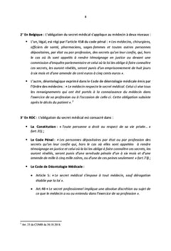 SECRET MeDICAL ET VIH/SIDA: Information du partenaire