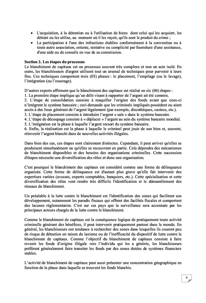 La Cyber lutte contre le Cyber blanchiment d'argent