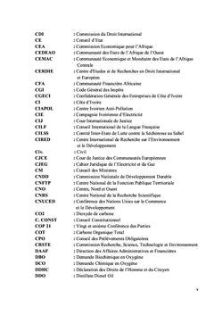 La fiscalité environnementale en droit ivoirien