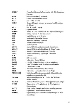 La fiscalité environnementale en droit ivoirien