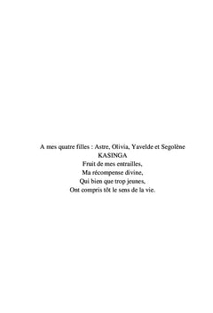 Questions speciales de litterature negro-africaine: