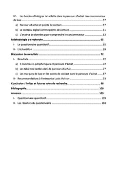 Usages du numérique dans le parcours d'achat des consommateurs de luxe