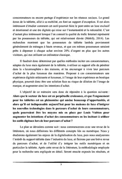 Usages du numérique dans le parcours d'achat des consommateurs de luxe
