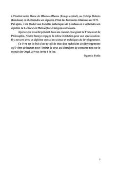 Itineraire d'un animateur de developpement