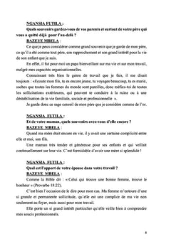 Itineraire d'un animateur de developpement