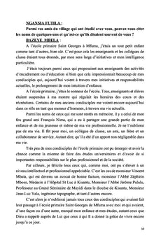 Itineraire d'un animateur de developpement