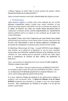Musée de l'histoire de la culture Kongo à Mbanza Ngungu