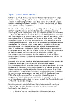 Théories financiEres et économiques