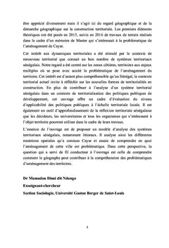 Recompositions territoriales à Cayar