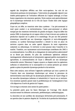 Recompositions territoriales à Cayar