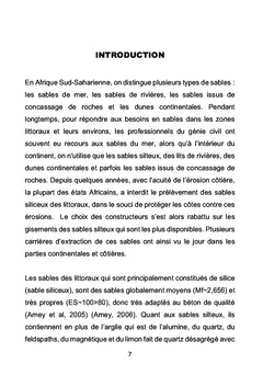 Formulation de la composition du mortier
