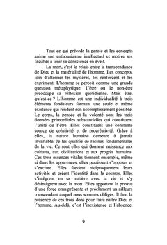 Les fondements de l'être