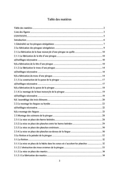 Manuel technique pour la construction des pirogues senegalaises