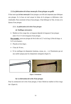 Manuel technique pour la construction des pirogues senegalaises