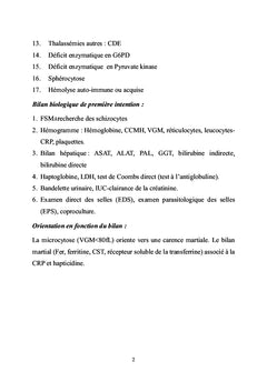 Anémies et cardiopathies sous les tropiques