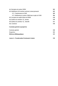 Amélioration des performances robuste par des filtres fractionnaires