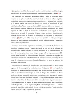 Amélioration des performances robuste par des filtres fractionnaires