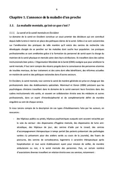La maladie mentale: le périple de l'accompagnement