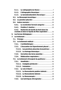 LA CHIRURGIE DES PLEURÉSIES PURULENTES