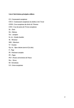 Le ressac de la juridictionnalisation de la construction européenne