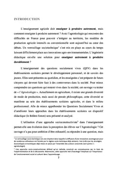 Etude d'un dispositif didactique :